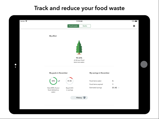 NoWaste: Food Inventory List screenshot 1
