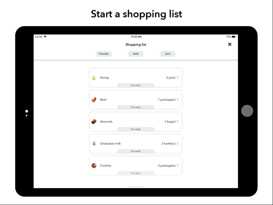 NoWaste: Food Inventory List screenshot 2