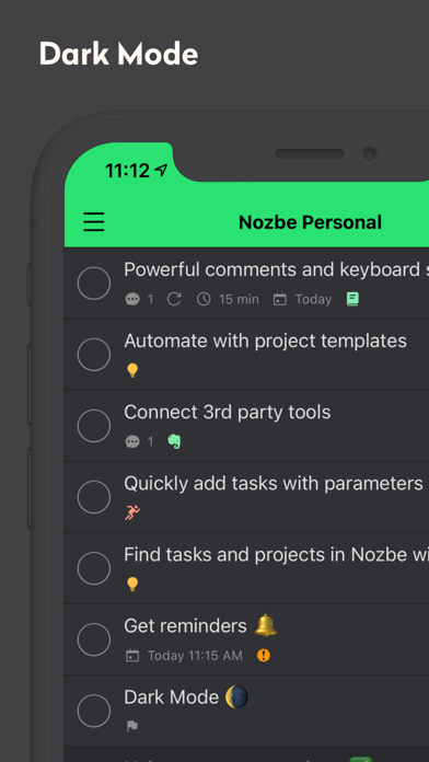 Nozbe Classic screenshot 2