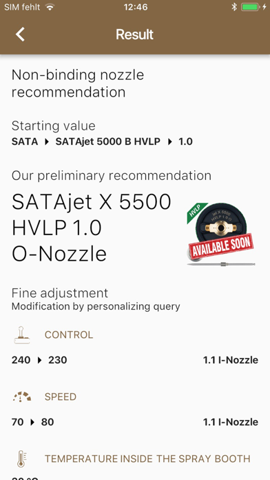 Nozzle Finder screenshot 2