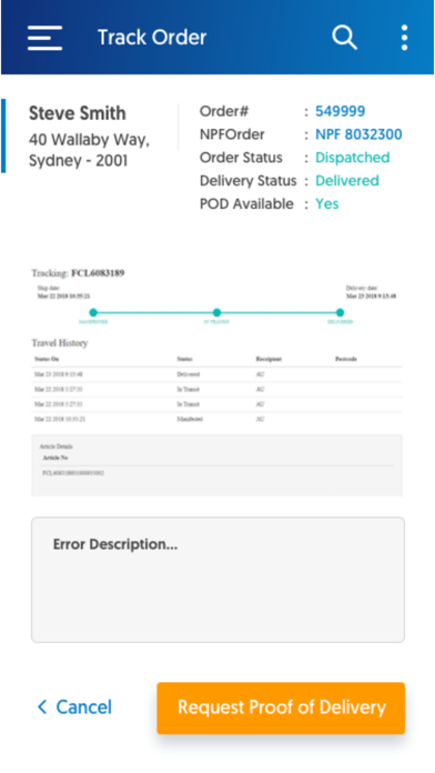 NP Fulfilment Kiosk screenshot 1