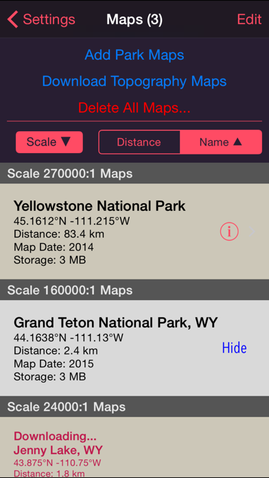 NP Maps - Yellowstone screenshot 1