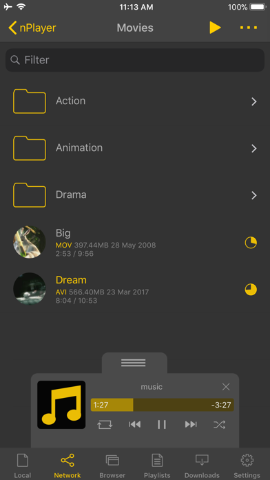 nPlayer Lite screenshot 5