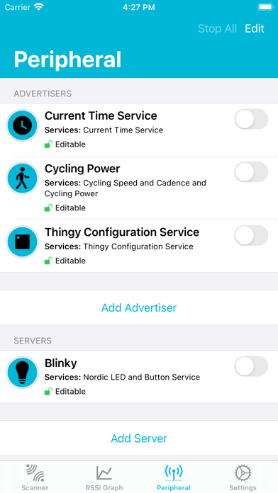 nRF Connect for Mobile screenshot 2