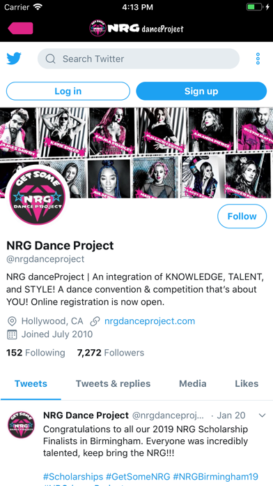NRGdanceProject screenshot 1