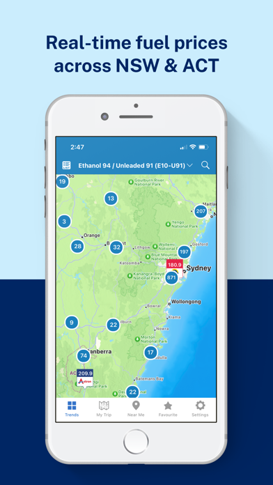 NSW FuelCheck screenshot 2