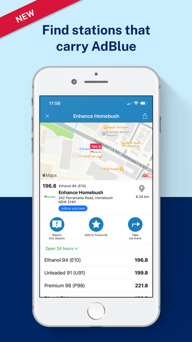 NSW FuelCheck screenshot 1