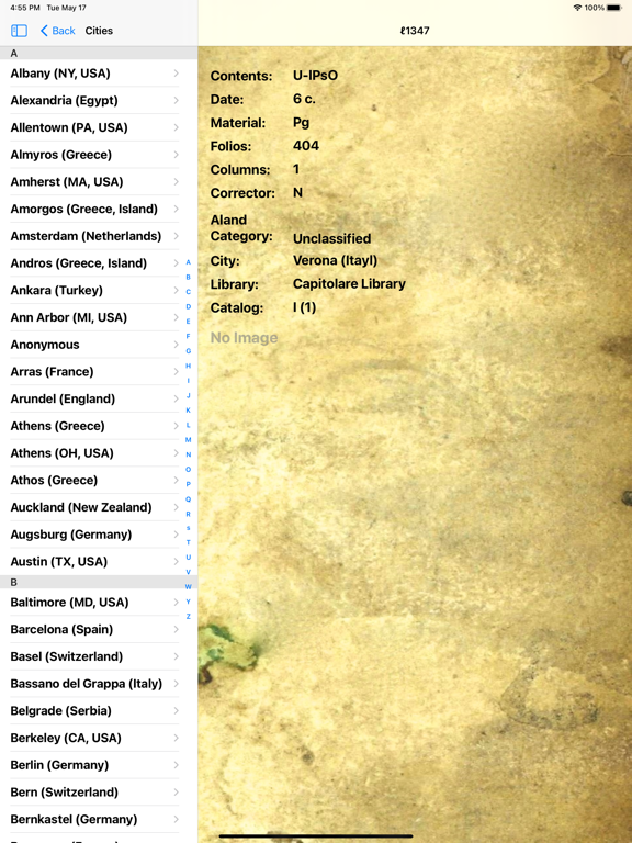 NT Greek MSS screenshot 5