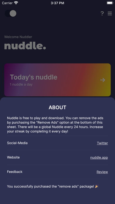 Nuddle · Number sequences screenshot 1