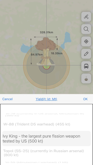 Nuke Simulator - Blast Map screenshot 3