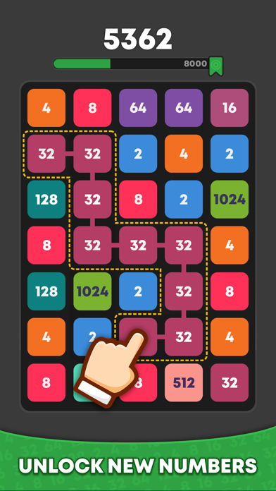 Number Match: 2048 Puzzle screenshot 3