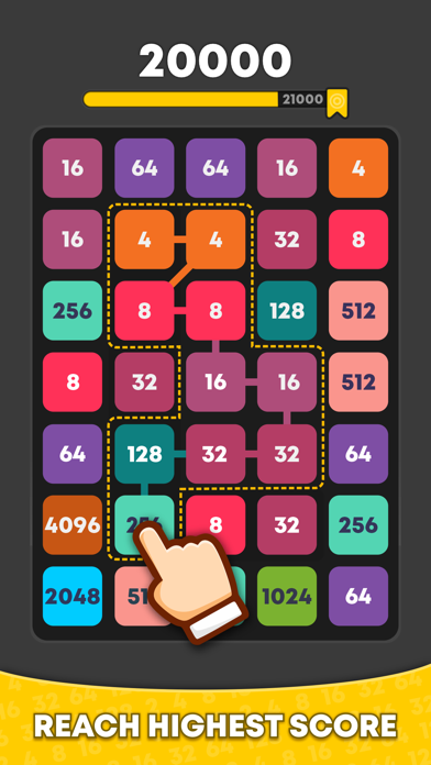 Number Match: 2048 Puzzle screenshot 1