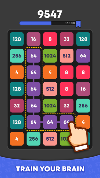 Number Match: 2048 Puzzle screenshot 2
