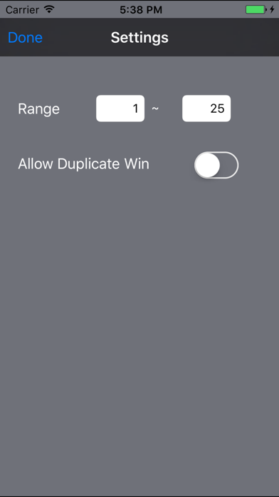 Number Roulette Wheel screenshot 1