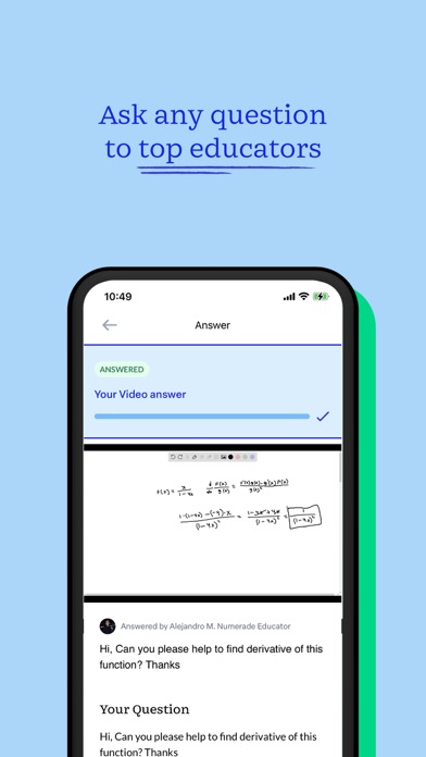 Numerade - Homework Help screenshot 3