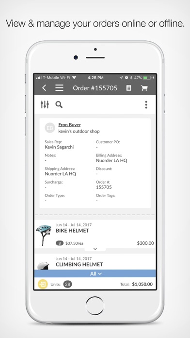 NuORDER 4.0 screenshot 1