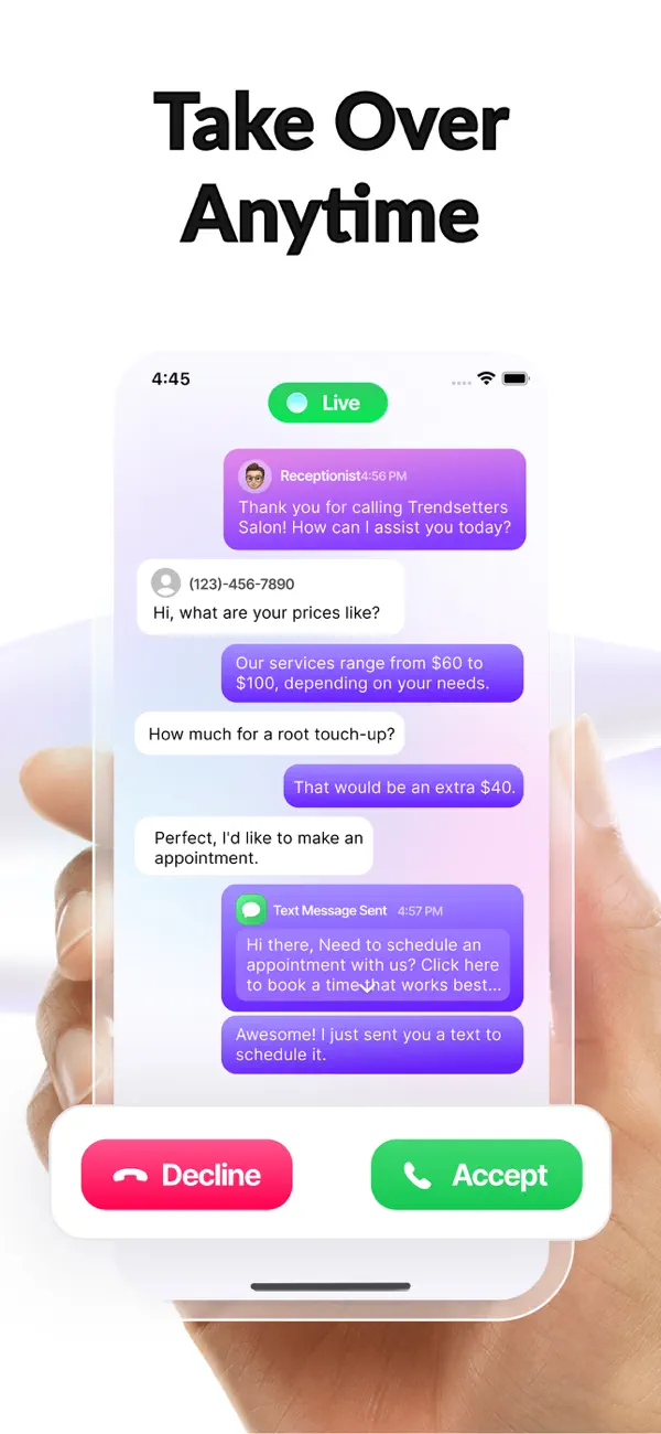 NuPhone - AI Receptionist screenshot 2