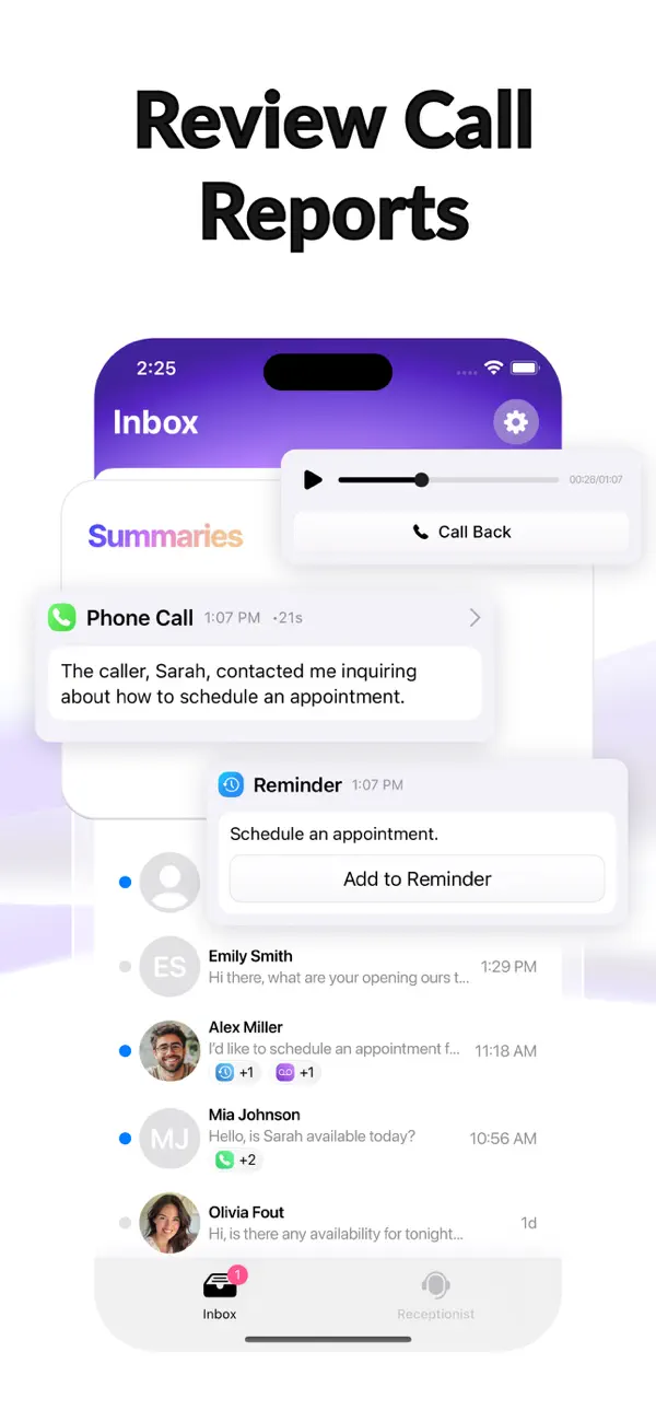 NuPhone - AI Receptionist screenshot 3