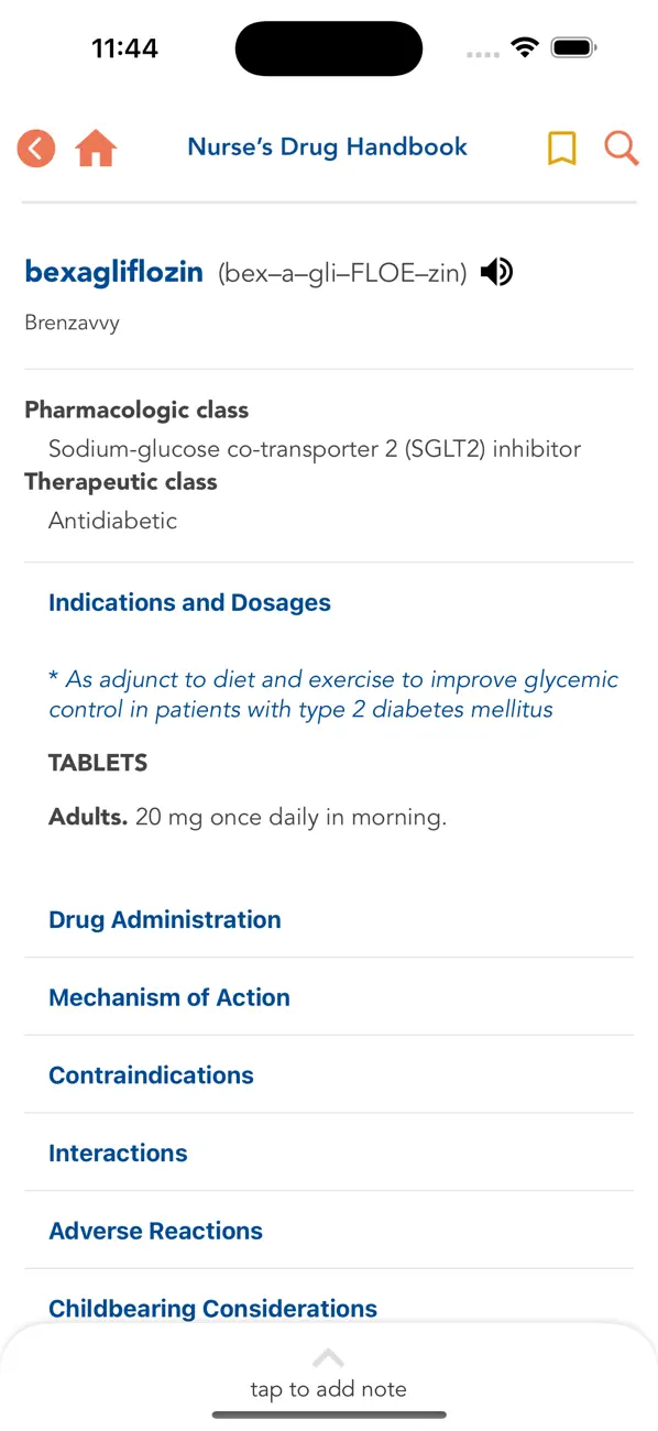 Nurse's Drug Handbook screenshot 5