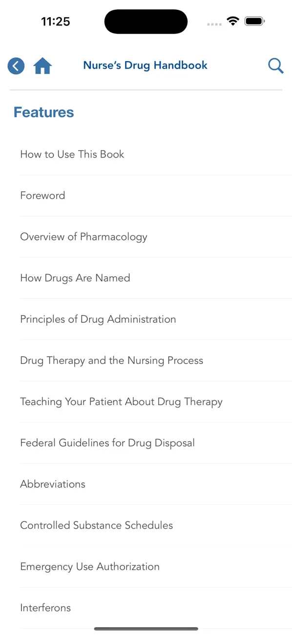 Nurse's Drug Handbook screenshot 3