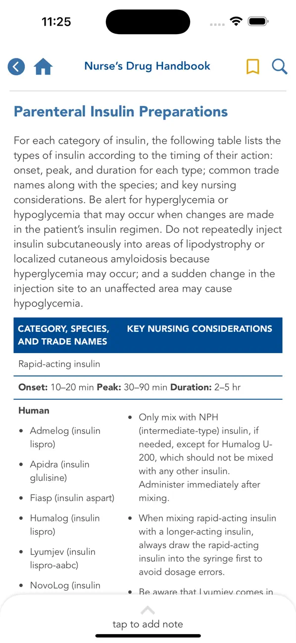 Nurse's Drug Handbook screenshot 2