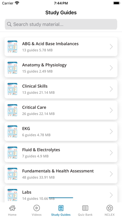 Nursing School & NCLEX Prep screenshot 1
