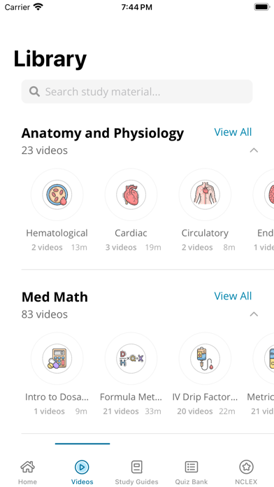 Nursing School & NCLEX Prep screenshot 2