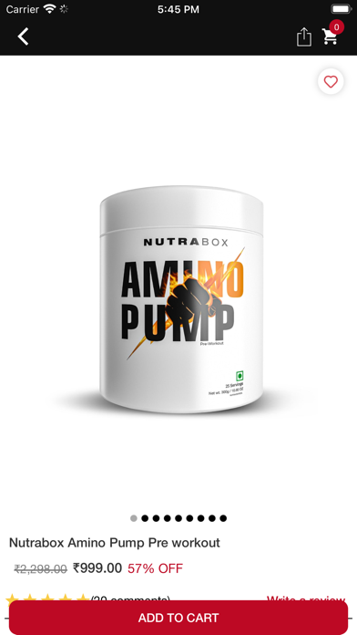 Nutrabox screenshot 2