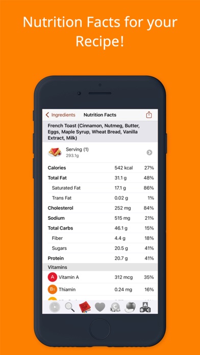 Nutrients - Nutrition Facts screenshot 2