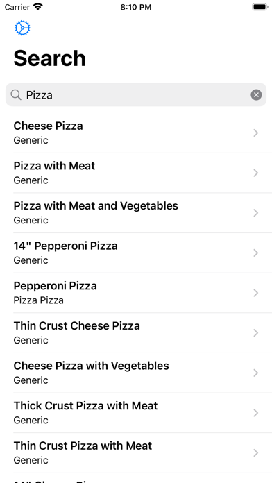 Nutrition Info screenshot 3