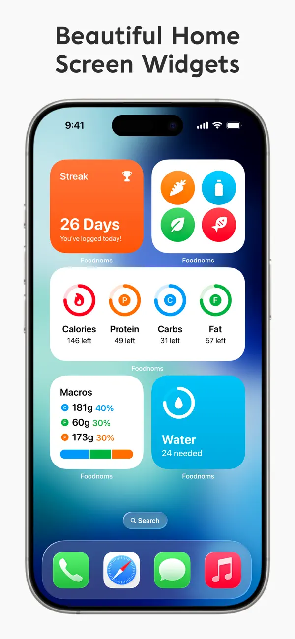 Nutrition Tracker: Foodnoms screenshot 2