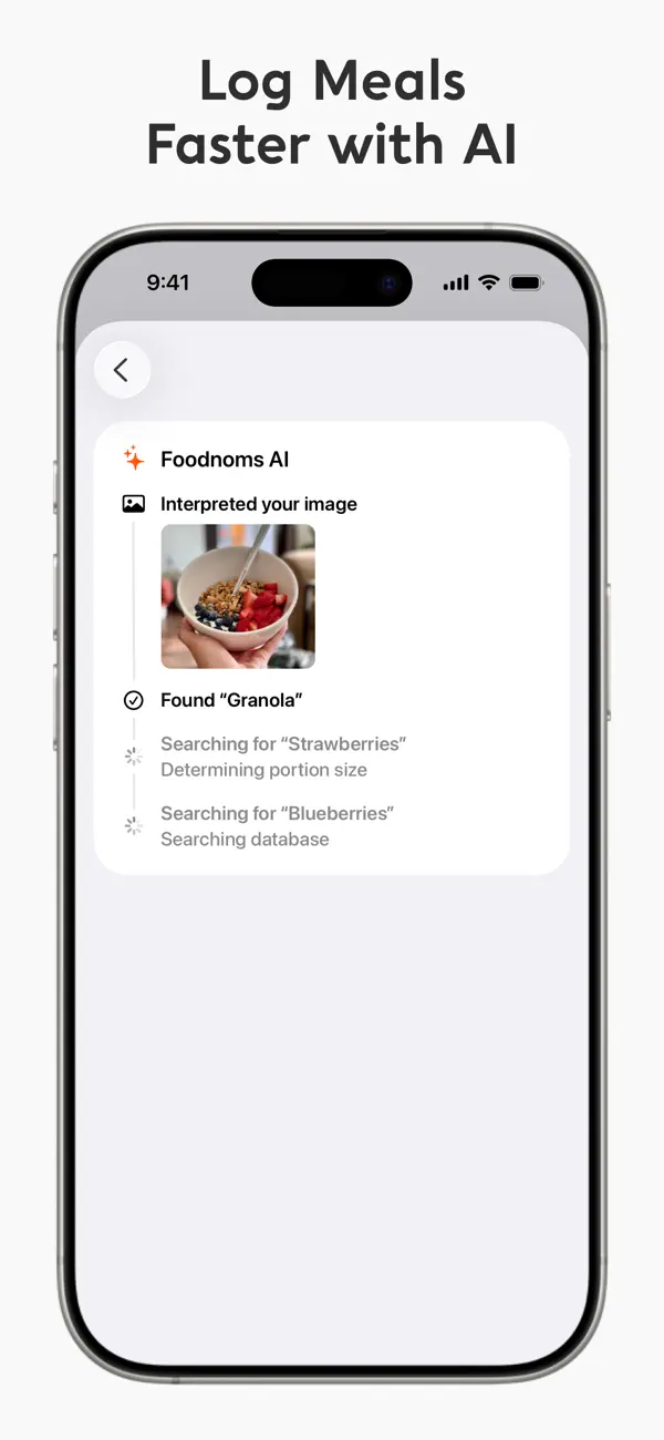Nutrition Tracker: Foodnoms screenshot 3