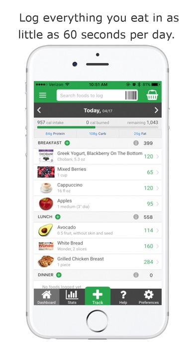 Nutritionix Track screenshot 5