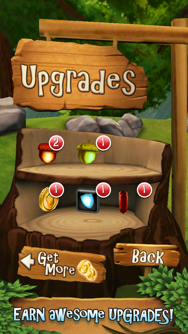 Nuts!: Infinite Forest Run screenshot 1