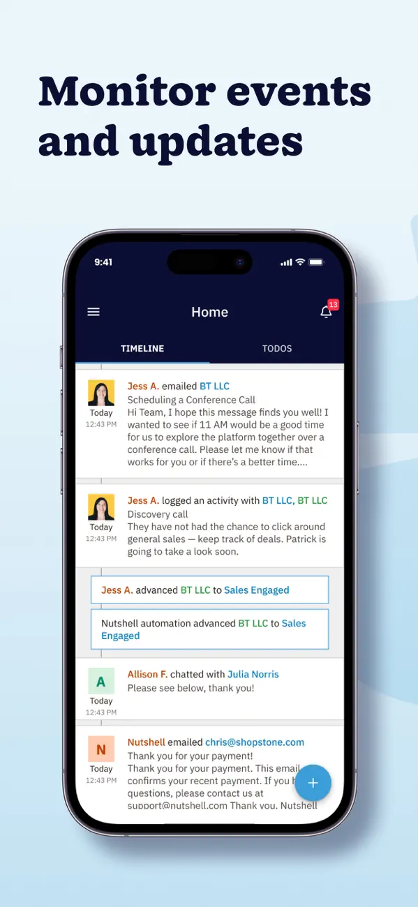 Nutshell – Small Business CRM screenshot 4