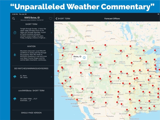 NWS Weather: Deep Weather screenshot 2