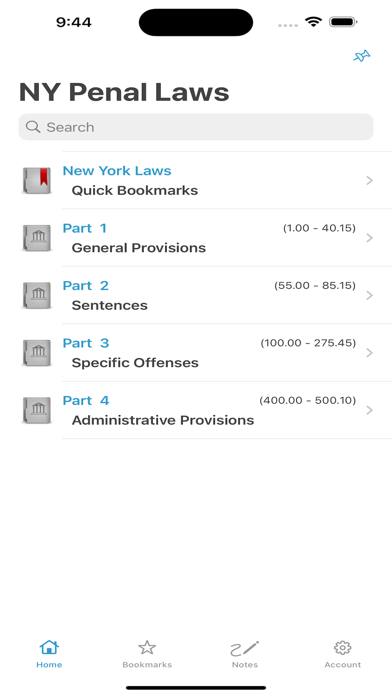 NY Penal Code & Laws screenshot 3