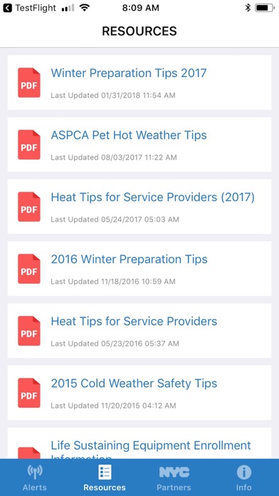 NYC Advance Warning System screenshot 4
