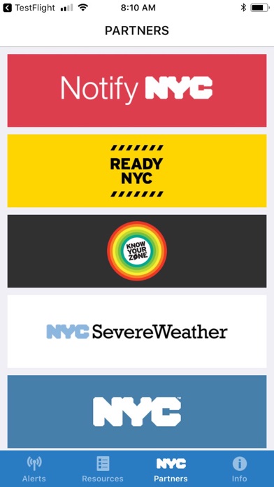 NYC Advance Warning System screenshot 3