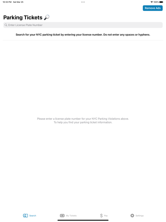 NYC Parking Ticket Search screenshot 2
