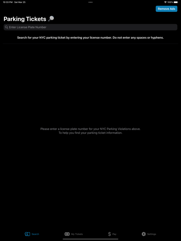 NYC Parking Ticket Search screenshot 3