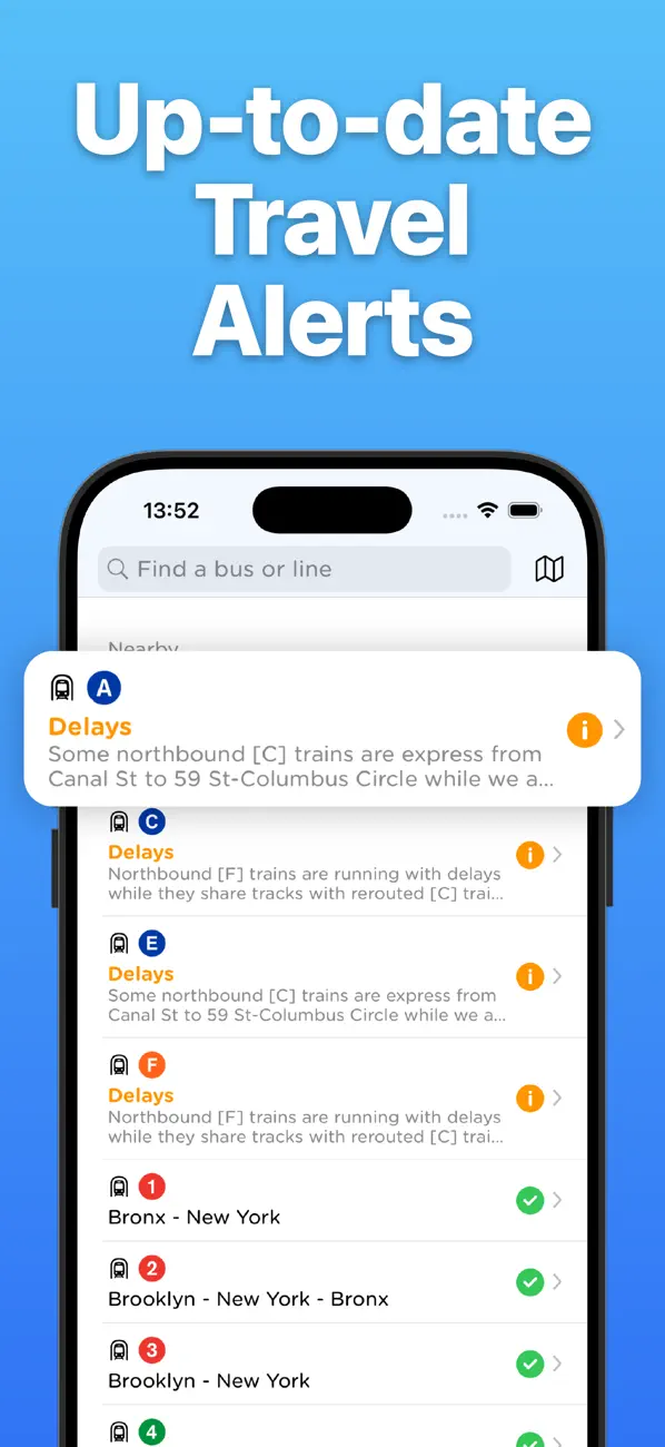 NYC Transit: MTA Subway & Bus screenshot 1