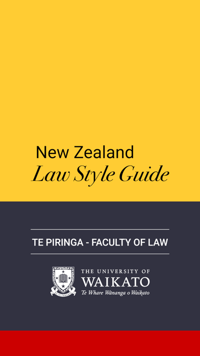 NZ Law Style Guide screenshot 4