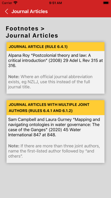 NZ Law Style Guide screenshot 2