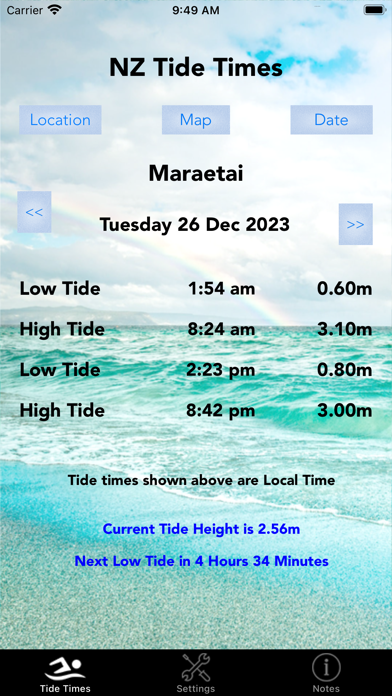 NZ Tide Times screenshot 5