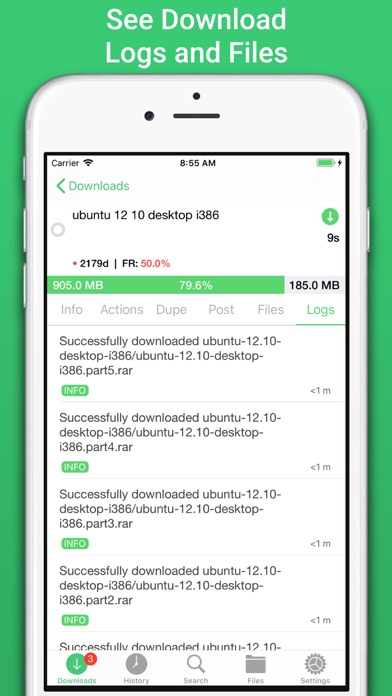 NZBClient for NZBGet screenshot 4