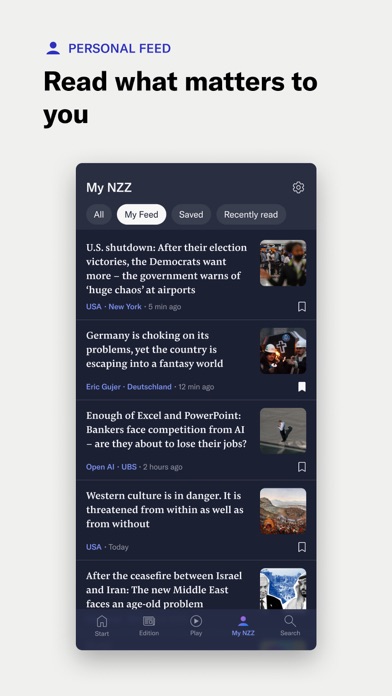 NZZ Nachrichten screenshot 3