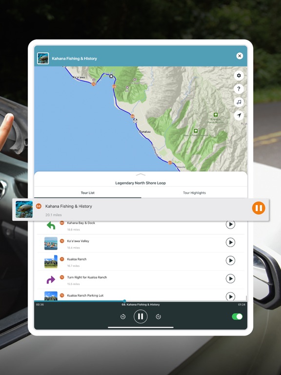Oahu GPS Audio Tour Guide screenshot 7