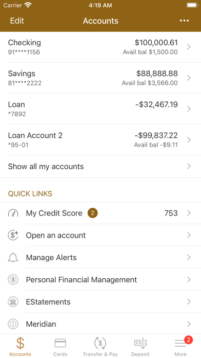 Oak Bank Mobile Banking screenshot 5