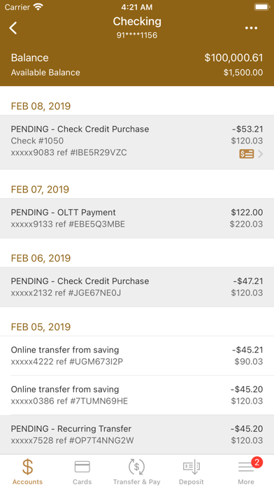 Oak Bank Mobile Banking screenshot 4